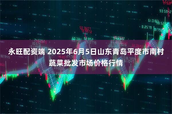 永旺配资端 2025年6月5日山东青岛平度市南村蔬菜批发市场价格行情