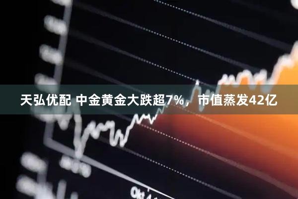 天弘优配 中金黄金大跌超7%，市值蒸发42亿