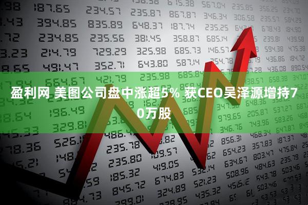 盈利网 美图公司盘中涨超5% 获CEO吴泽源增持70万股